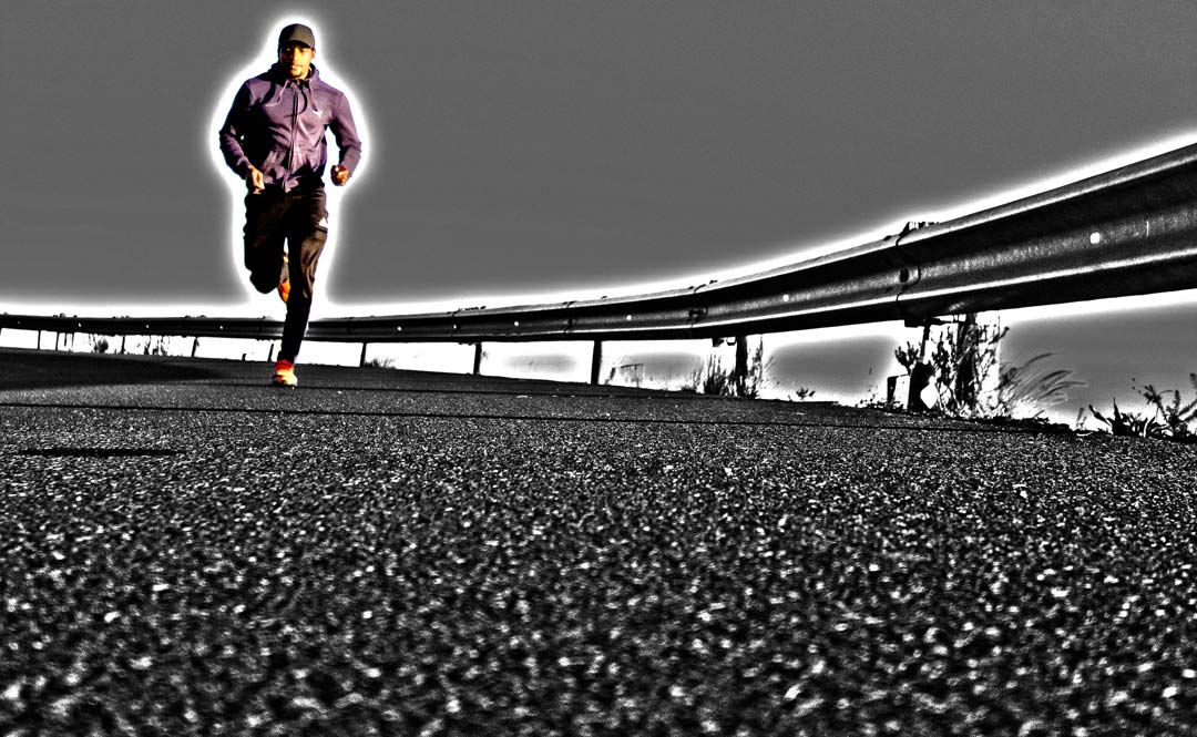 Running on road